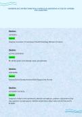 COSMETOLOGY INSTRUCTORS FINAL PAPER EXAM QUESTIONS ACCURATE ANSWERS FULL
