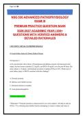 NSG 530 NREMT Paramedic Exam Prep 2026-2027&colon; Renal&comma; Endocrine&comma; GI&comma; Cardiovascular&comma; Respiratory & Neurological Pathophysiology &vert; 210&plus; Questions with Verified Answers
