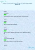 COSMETOLOGY STATE BOARD UPDATED ACTUAL EXAM QUESTIONS CORRECT ANSWERS GRADED A