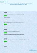 COST AND MANAGERIAL ACCOUNTING EXAMINATION SET ACTUAL TEST PAPER