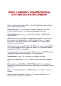 NRSG 113&colon; SUBCUT INJ&comma; PICC&sol;TICC&sol;PORT EXAM QUESTIONS WITH ACCURATE ANSWERS