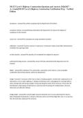 NICET Level 1 Highway Construction Questions and Answers 2026&sol;2027 &ndash; A&plus; Grade&vert;NICET Level 1 Highway Construction Certification Prep &ndash; Verified Edition&NewLine;