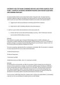Maternity HESI Test Bank Questions and Answers &vert; Maternal-Newborn Nursing 2026&sol;2027