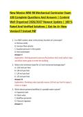 New Mexico MM-98 Mechanical Contractor Exam &NewLine;100 Complete Questions And Answers &vert; Content &NewLine;Well Organized 2026&sol;2027 Newest Update &vert; 100 &percnt; &NewLine;Rated And Verified Solutions &vert; Get An A&plus; New &NewLine;Version&excl;&excl;&excl; Instant Pdf  
