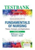 Test Bank for Fundamentals of Nursing&colon; Theory&comma; Concepts&comma; and Applications&comma; 4th Edition by Wilkinson&comma; Treas&comma; Barnett & Smith &ndash; Complete Chapters 1&ndash;46 with Over 2&comma;500 Verified NCLEX-Style Questions&comma; Answers & Detailed Rationales for Nursing Fundamentals & N