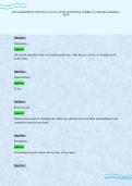 CPO ASSESSMENT UPDATED ACTUAL EXAM QUESTIONS CORRECT ANSWERS GRADED A