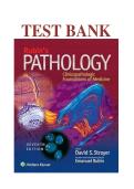Test Bank for Rubin's Pathology&colon; Clinicopathologic Foundations of Medicine&comma; 7th Edition by Strayer & Rubin &ndash; Complete Chapters 1&ndash;34 with 500&plus; Verified Questions&comma; Answers & Detailed Rationales for USMLE & Medical Pathology Exams &lpar;2025&ndash;2027&rpar; 