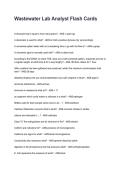 Wastewater Lab Analyst Questions and Correct Answers with Rationales &lpar;2026&sol;2027&rpar;