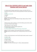 NHA CCMA CERTIFICATION Actual Exam Questions and Correct Answer Latest Update
