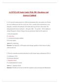  AANP Actual Exam Questions and Correct Answer Latest Update