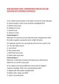 NEIEP MECHANICS EXAM&ndash; COMPREHENSIVE PRACTICE TEST &lpar;200 QUESTIONS WITH ANSWERS & RATIONALES&rpar;