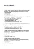 Unit 1&colon; PEDs ATI Questions with Comprehensive Rationales &lpar;2026&sol;2027&rpar;&NewLine;