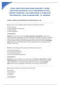 CRCR CERTIFICATION EXAM 2026&sol;2027 &vert; HFMA CERTIFIED REVENUE CYCLE REPRESENTATIVE &vert; EXPERT VERIFIED &vert; 100 QUESTIONS & COMPLETE RATIONALES &vert; PASS GUARANTEED - A&plus; GRADED