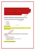 NHA Phlebotomy Certification Exam 2022&sol;2023&sol;2026&sol;2027 Study &NewLine;Guide &vert; Complete Test Bank with 100&plus; Real Exam Questions and 100&percnt; &NewLine;Correct Answers &vert; Latest Updated Version with Detailed Rationales and &NewLine;Mnemonics &vert; Covers All Domains&colon; Patient Preparation&comma; 
