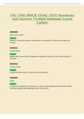 FAC 1502 MOCK FINAL TEST Questions&NewLine;and Answers Verified Solutions Latest&NewLine;Update
