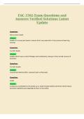 FAC 1502 Exam Questions and&NewLine;Answers Verified Solutions Latest&NewLine;Update