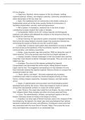 World History II Comprehensive Vocabulary Review Packet
