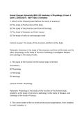 Grand Canyon University BIO-210 Anatomy & Physiology I Exam 1 &lpar;pdf&rpar; &vert; 2026&sol;2027 &vert; A&P I Q&A &vert; Anatomy