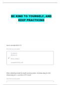 NBRC PFT QUESTIONS WITH 100&percnt; CORRECT ANSWERS