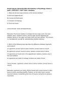Grand Canyon University BIO-210 Anatomy & Physiology I Exam 2 &lpar;pdf&rpar; &vert; 2026&sol;2027 &vert; A&P I Q&A &vert; Anatomy