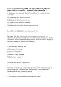 Grand Canyon University CHEM 210 Organic Chemistry I Exam 2 &lpar;pdf&rpar; &vert; 2026&sol;2027 &vert; Organic Chemistry I Q&A &vert; Chemistry