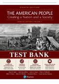 Test Bank for The American People&colon; Creating a Nation and a Society&colon; Concise Edition&comma; Volume 1 8th Edition by Gary B Nash&comma; &lpar;All Chapters 1-14&rpar;&NewLine;