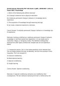 Grand Canyon University PSY 101 Exam 2 &lpar;pdf&rpar; &vert; 2026&sol;2027 &vert; Intro to Psych Q&A &vert; Psychology