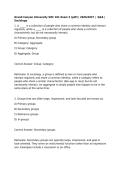 Grand Canyon University SOC 101 Exam 2 &lpar;pdf&rpar; &vert; 2026&sol;2027 &vert;  Q&A &vert; Sociology