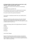 UT Arlington NURS 3315 Holistic Health Assessment Exam 1 &lpar;pdf&rpar; &vert; 2026&sol;2027 &vert; Health Assessment Q&A &vert; Nursing