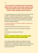 WGU D363 OBJECTIVE ASSESSMENT AND PRE ASSESSMENT &NewLine;NEWEST 2026 TEST BANK&vert; D363 PERSONAL FINANCE OA & PA &NewLine;EXAM WITH COMPLETE 300 REAL EXAM QUESTIONS AND &NewLine;CORRECT VERIFIED ANSWERS&sol; ALREADY GRADED A&plus;