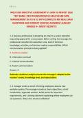 WGU C810 OBJECTIVE ASSESSMENT V1 AND V2 NEWEST 2026 &NewLine;TEST BANK&vert; C810 FOUNDATIONS IN HEALTHCARE DATA &NewLine;MANAGEMENT OA V1 & V2 WITH COMPLETE 400 REAL EXAM &NewLine;QUESTIONS AND CORRECT VERIFIED ANSWERS&sol; ALREADY &NewLine;GRADED A&plus; &lpar;MOST RECENT&excl;&excl;&rpar; 