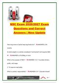NSC Exam 2026&sol;2027 &vert; 100&plus; Questions & Correct Answers &vert; Hours of Service&comma; Logbooks&comma; CVIP&comma; Driver Files&comma; TDG & Carrier Safety &vert; National Safety Cod