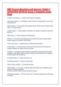 MSF Course Question and Answer &lbrack;2026&rsqb; &vert;&NewLine;UPDATED ACTUAL Exam &vert; Complete Exam&NewLine;Prep