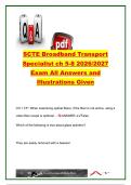 SCTE Broadband Transport Specialist Chapters 5&ndash;8 Exam 2026&sol;2027 &vert; 100&plus; Questions & Answers &vert; Fiber Safety&comma; Installation&comma; Splicing & Connectors &vert; SCTE
