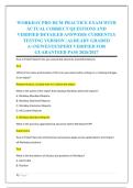 WORKDAY PRO HCM PRACTICE EXAM WITH &NewLine;ACTUAL CORRECT QUESTIONS AND &NewLine;VERIFIED DETAILED ANSWERS&vert; CURRENTLY &NewLine;TESTING VERSION &vert; ALREADY GRADED &NewLine;A&plus;&vert;NEWEST&vert;EXPERT VERIFIED FOR &NewLine;GUARANTEED PASS 2026&sol;2027 