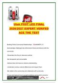 LEO UTAH LAW ENFORCEMENT EXAM COMPLETE PACKAGE DEAL