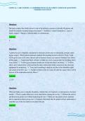 CRITICAL CARE NURSING 3 COMPREHENSIVE EXAM SCRIPT COMPLETE QUESTIONS VERIFIED