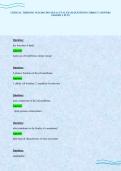 CRITICAL THINKING NUR 200 UPDATED ACTUAL EXAM QUESTIONS CORRECT ANSWERS GRADED A