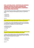 PSYC 1100 FINAL EXAM &ndash; QUESTIONS AND ANSWERS &vert; &NewLine;VERIFIED AND WELL DETAILED ANSWERS PLUS &NewLine;RATIONALES &vert; LATEST EXAM UPDATE &vert; EXAM PREP &vert; &NewLine;STUDY GUIDE &vert; PRACTICE TEST 
