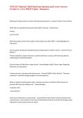 NUR 2513 Maternal Child Final Exam Questions and Correct Answers &lpar;Graded A&plus;&rpar; &vert; New 2026&sol;27 Update - Rasmussen&NewLine;