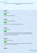 CROSSFIT LEVEL 1 EXA 4 UPDATED ACTUAL EXAM QUESTIONS CORRECT ANSWERS GRADED A