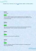 CROSSFIT LEVEL 3 UPDATED ACTUAL EXAM QUESTIONS CORRECT ANSWERS GRADED A