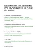 BUSMHR 3200 EXAM 1 INKS &vert; 228 2026 FINAL&NewLine;PAPER COMPLETE QUESTIONS AND ANSWERS&NewLine;FULL SOLUTION&NewLine;