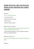 BUSMHR 3200 EXAM 1 INKS &vert; 228 2026 EXAM&NewLine;REVIEW SOLVED QUESTIONS AND CORRECT&NewLine;ANSWERS&NewLine;