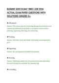 BUSMHR 3200 EXAM 1 INKS &vert; 228 2026&NewLine;ACTUAL EXAM PAPER QUESTIONS WITH&NewLine;SOLUTIONS GRADED A&plus;