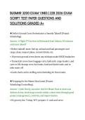 BUSMHR 3200 EXAM 1 INKS &vert; 228 2026 EXAM&NewLine;SCRIPT TEST PAPER QUESTIONS AND&NewLine;SOLUTIONS GRADED A&plus;