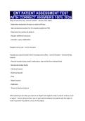 EMT PATIENT ASSESSMENT TEST WITH CORRECT ANSWERS 100&percnt; 2026