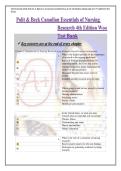 TEXT BANK FOR polit beck canadian essentials of nursing resear