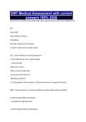 EMT Medical Assessment with correct answers 100&percnt; 2026