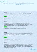 CS 6515 EXAMINATION 3 VERSION C ACTUAL TEST PAPER QUESTIONS CORRECT ANSWERS GRADED 